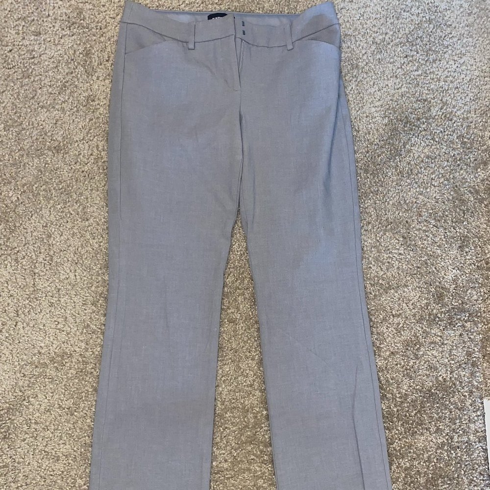 Express Columist long pants in grey, size 6R